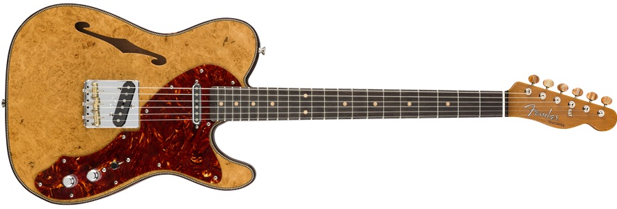 Fender Telecaster Thinline 2018 LTD Artisan Mpl Burl chitarra elettrica