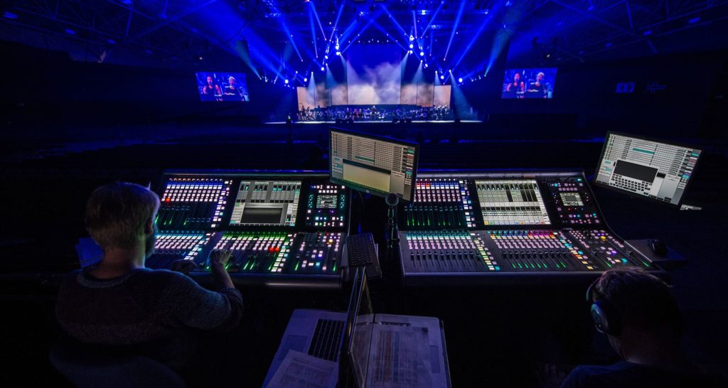 SSL L500 live console mix 