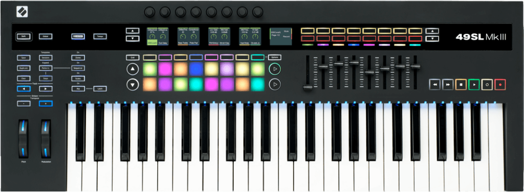 Novation SL 49 mkIII controller tastiera midi keyboard midiware
