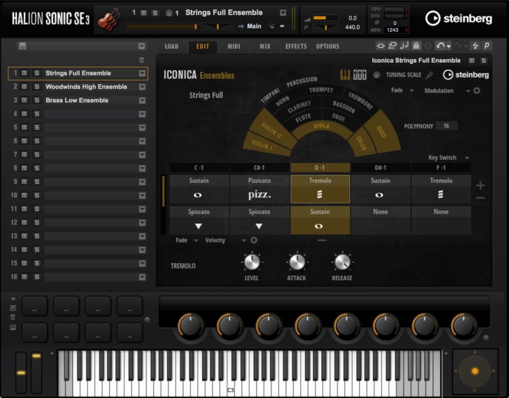 Steinberg Iconica virtual orchestra instrument score soundtrack