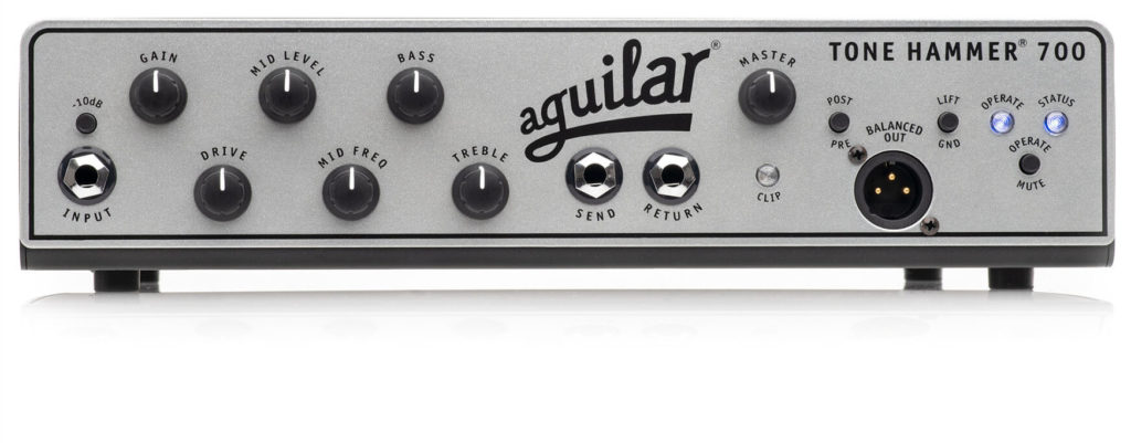 Aguilar Tone Hammer 700 amp bass eko music group head