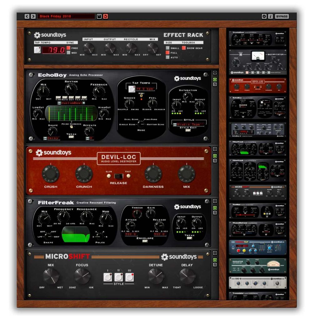 soundtoys bundle plug-in black friday 2018 sale sconti