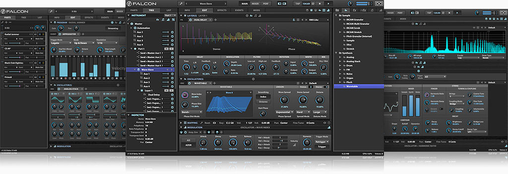 AVID UVI Falcon itb daw software virtual