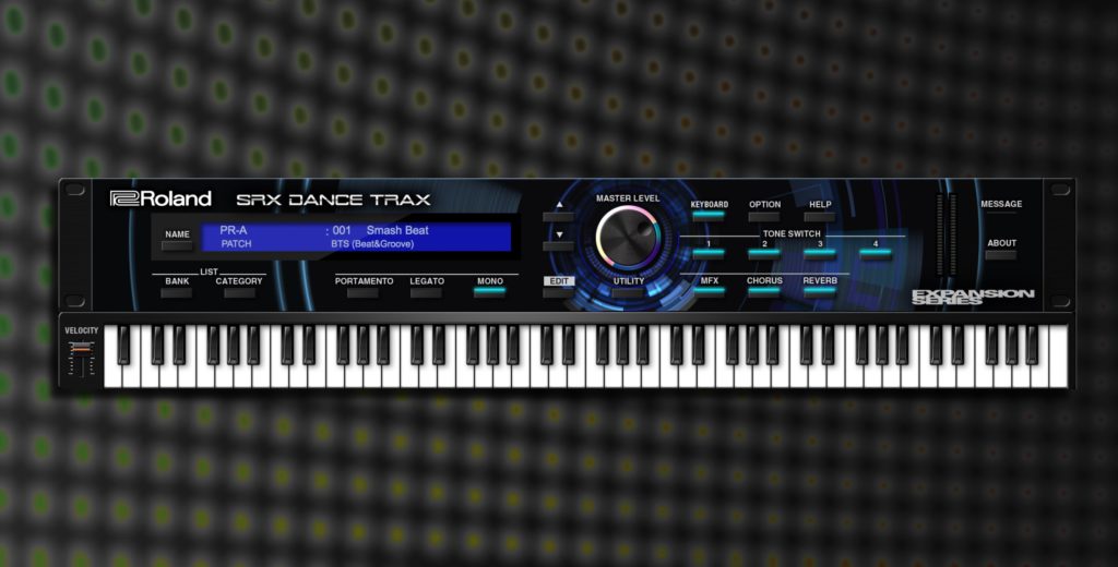 RolandCloud SRX Dance Trax virtual instrument