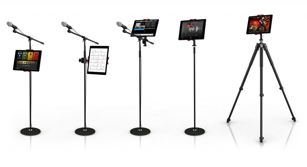 Ik Multimedia iKlip 3 mogar music supporto mic studio live tablet strumenti musicali