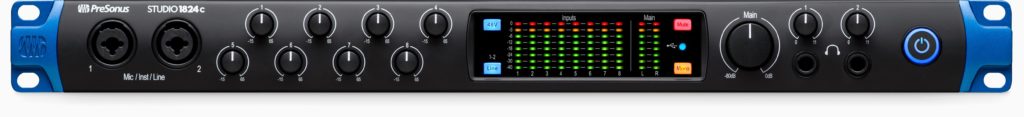 PreSonus Studio 1824c USB-C interfaccia audio midi music rec home strumenti musicali