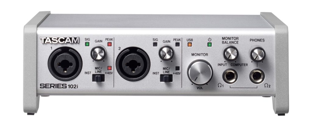 Tascam Series interfacce audio 102i rec home studio strumenti musicali