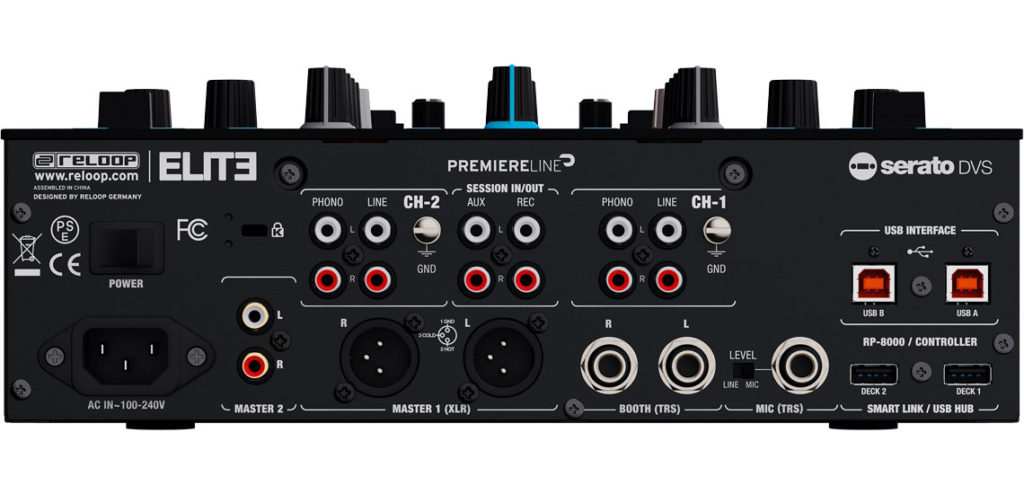 reloop elite mixer dvs serato dj perform producer live soundwave strumenti musicali