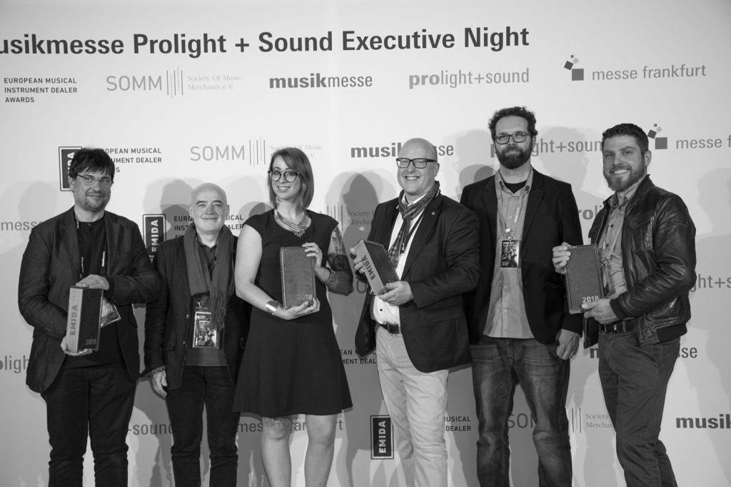 Musikmesse Emida 2018 Winners eventi audiofader