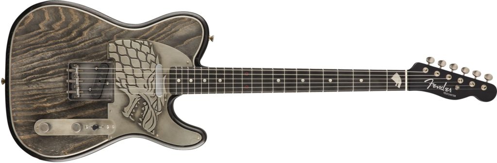 Fender Game of Thrones House Stark Telecaster chitarra elettrica guitar hbo strumenti musicali