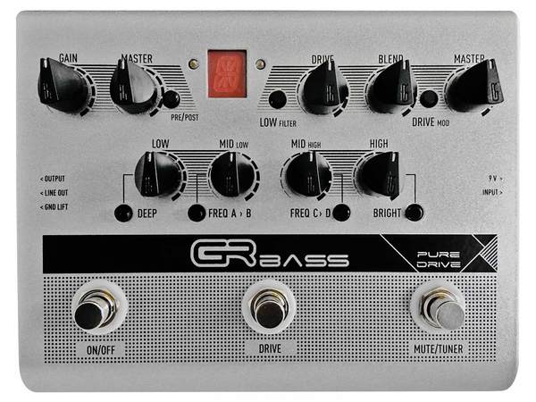 GR Bass Pure Drive pedale fx basso aramini strumenti musicali