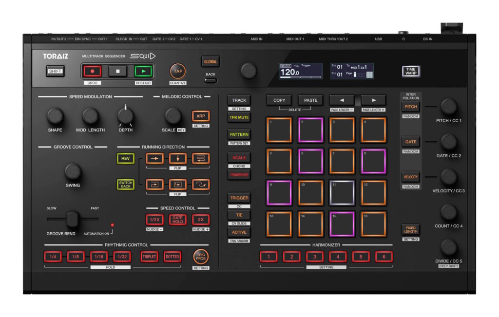 Pioneer DJ Toraiz Squid perform live frenexport strumenti musicali