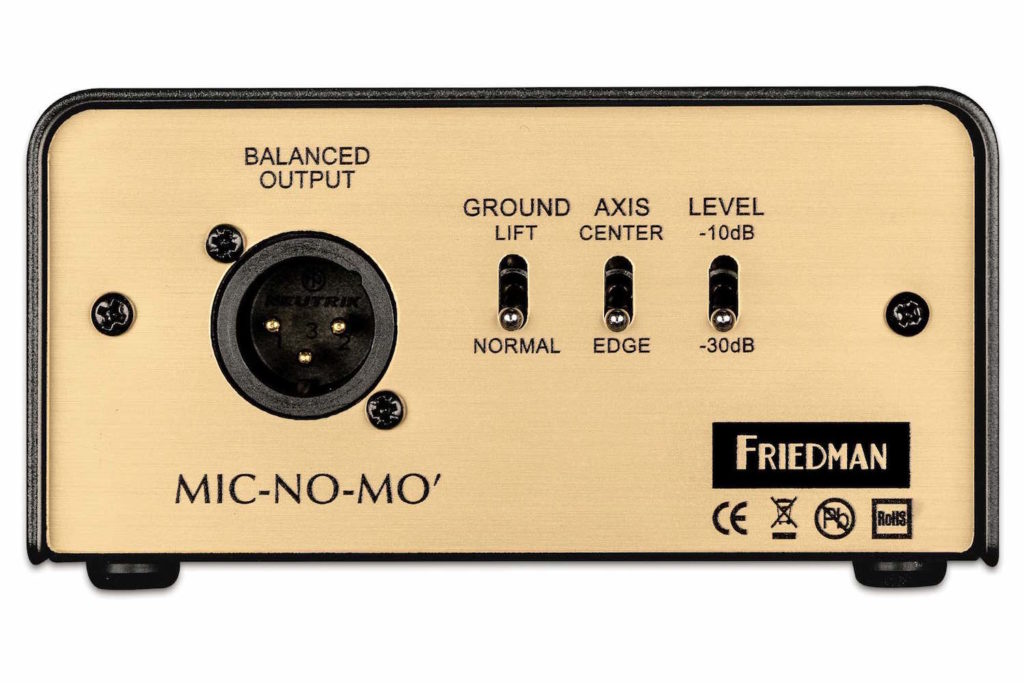 Friedman Mic No Mo cabinet simulator cab chitarra bass guitar strumenti musicali