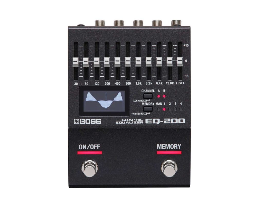 Boss EQ-200 eq grafico graphic serie 200 fx stomp pedali strumenti musicali