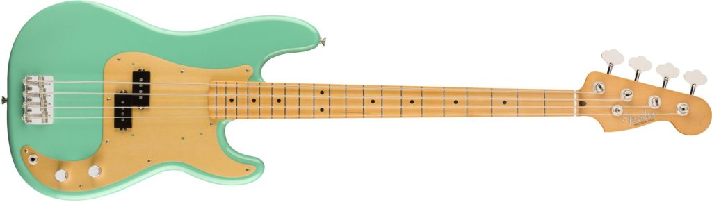 '50s Precision Bass Sea Foam Green Fender Vintera chitarra elettrica guitar electric stratocaster telecaster precision bass jazz jaguar jazzmaster mustang strumenti musicali