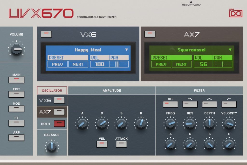 UVI UVX670 music producer synth virtual instrument sintetizzatore daw software strumenti musicali