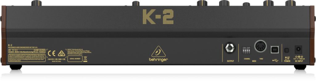 Behringer K-2 hardware analog synth sintetizzatore ms-20 korg vintage modern strumenti musicali