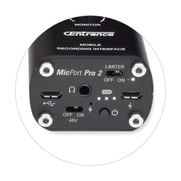 CEntrance MicPort Pro 2 interfaccia audio mobile smartphone tablet strumenti musicali