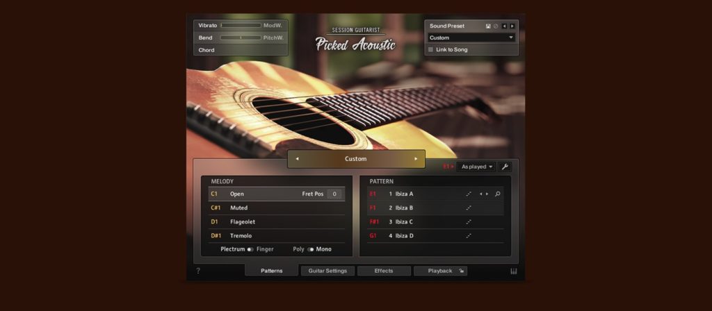 Native Instruments Session Guitarist Picked Acoustic software midi music chitarra guitar strumenti musicali