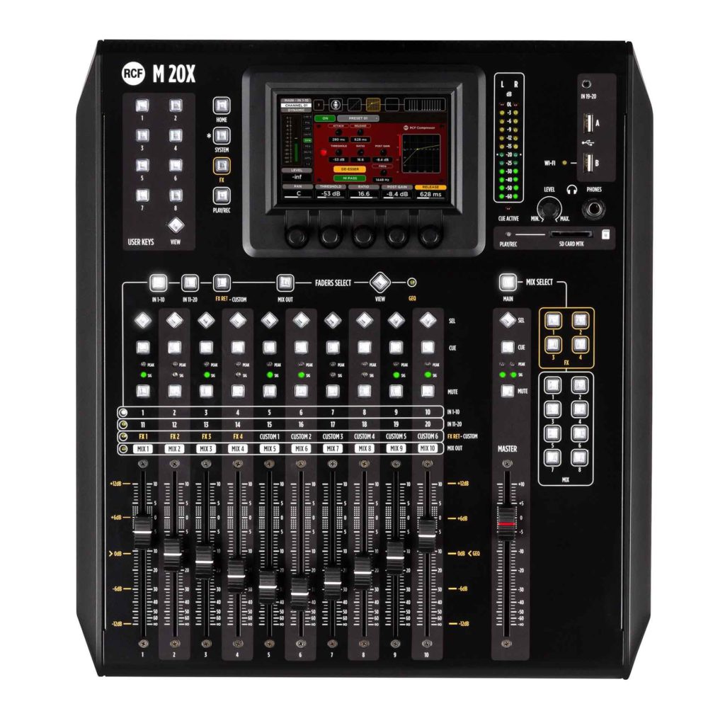 RCF M-20X mixer digital live rec strumenti musicali