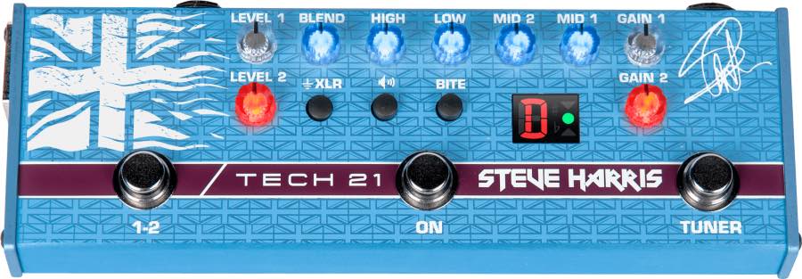 Tech21 Steve Harris SH1 pedale stompbox bass iron maiden sound service strumenti musicali