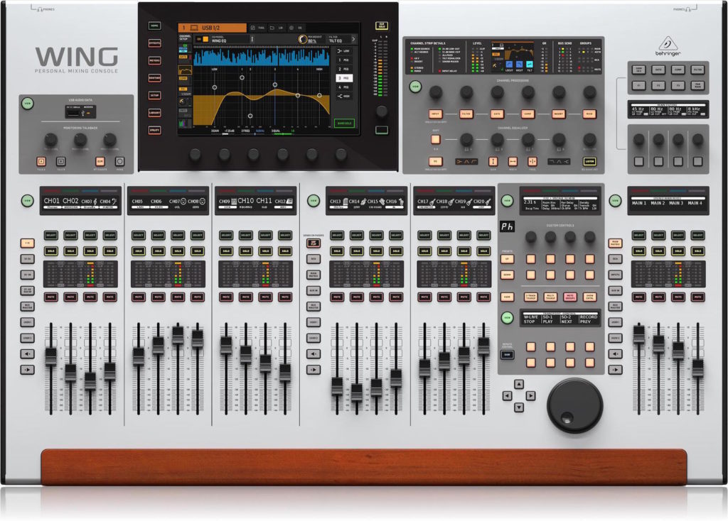 Behringer Wing console mix mixer live digital strumenti musicali