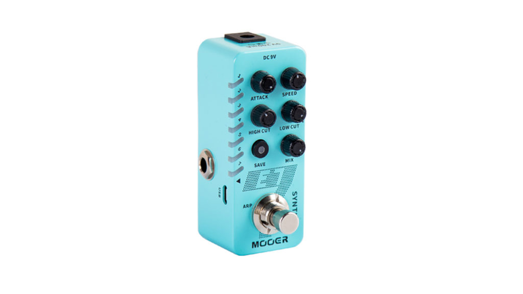 Mooer E7 synth stompbox pedale chitarra elettrica basso guitar bass electric backline strumenti musicali