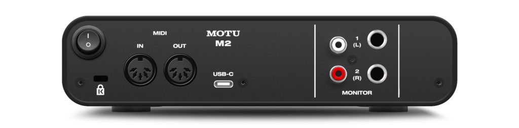 interfaccia audio Motu M2 backline studio pro hardware home project audiofader