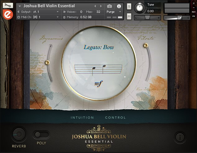 Embertone Joshua Bell Violin Essential virtual instrument sample library kontakt strumenti musicali
