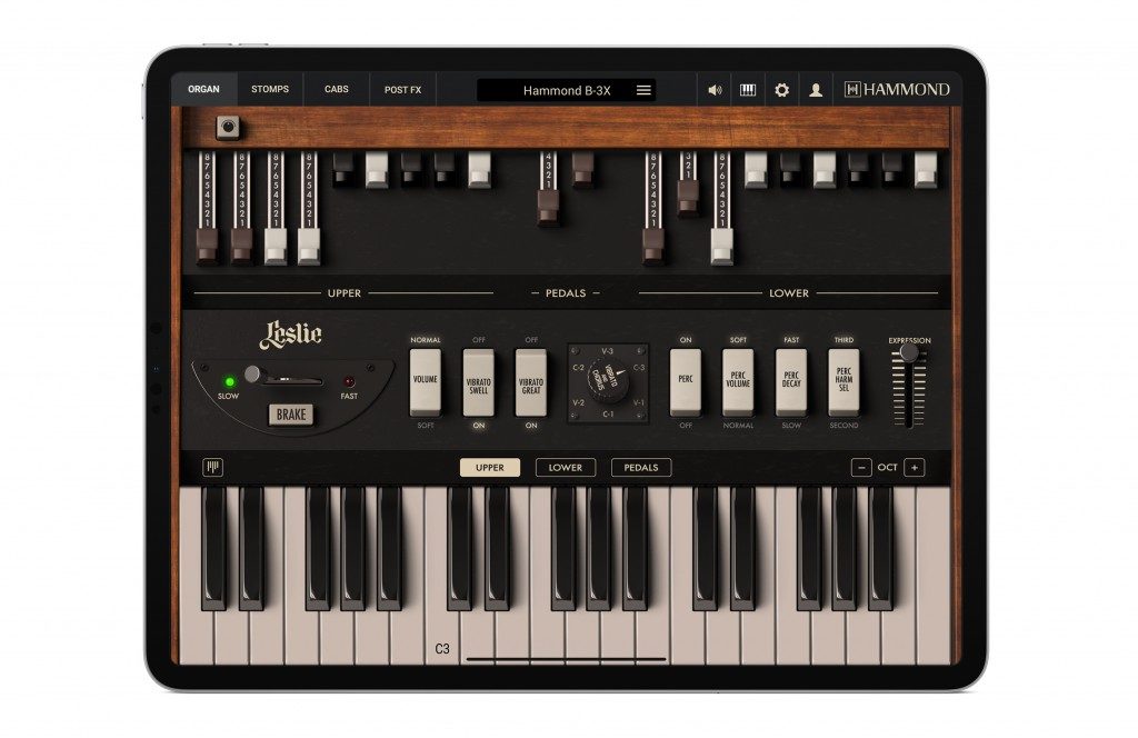 Ik Multimedia Hammond B-3X virtual instrument organ strumenti musicali