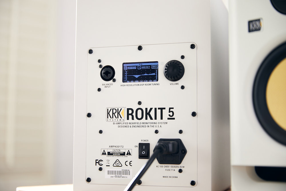 KRK Rokit G4 White Noise studio pro project home hardware monitor mpi electronics audiofader