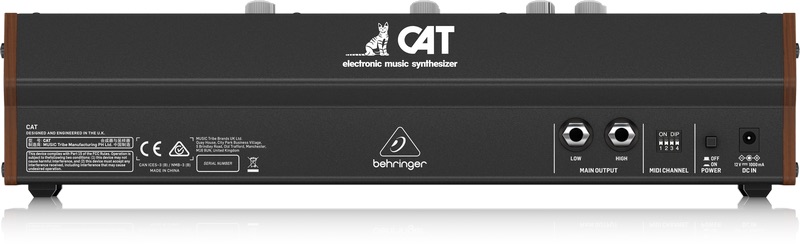 Behringer Cat synth hardware sintetizzatore analog strumenti musicali