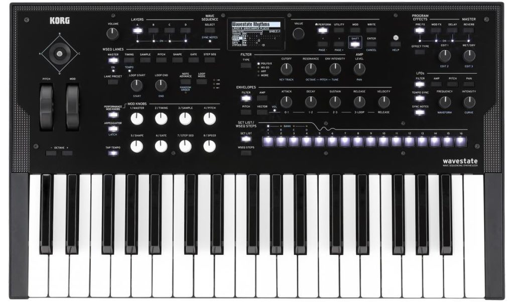 Korg Wavestate synth sintetizzatore hardware eko music group strumenti musicali