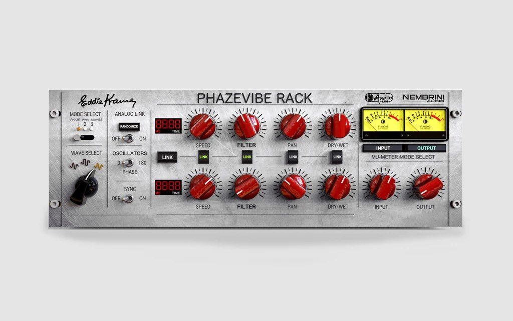 Nembrini Audio Phazevibe bundle rack virtual software daw guitar fx eddie kramer strumenti musicali