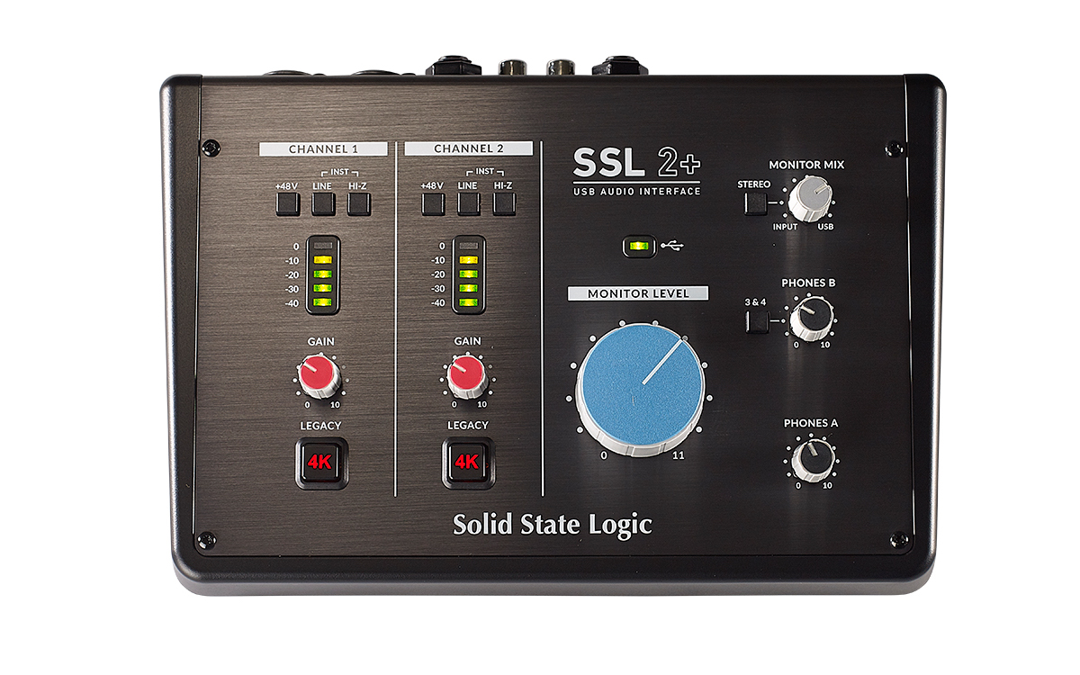 SSL 2+ interfaccia audio pro home project studio midiware audiofader