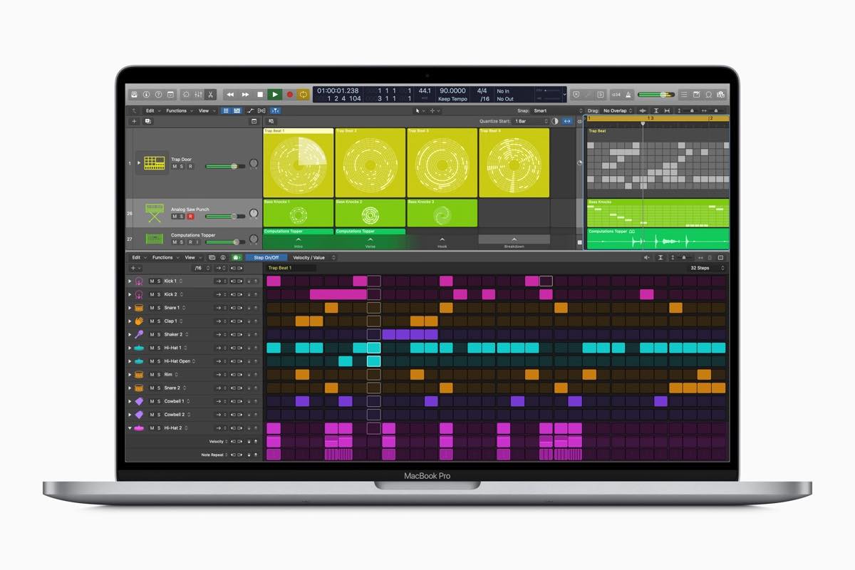 Apple Logic Pro X 10.5 software daw virtual aggiornamento update strumenti musicali music producer