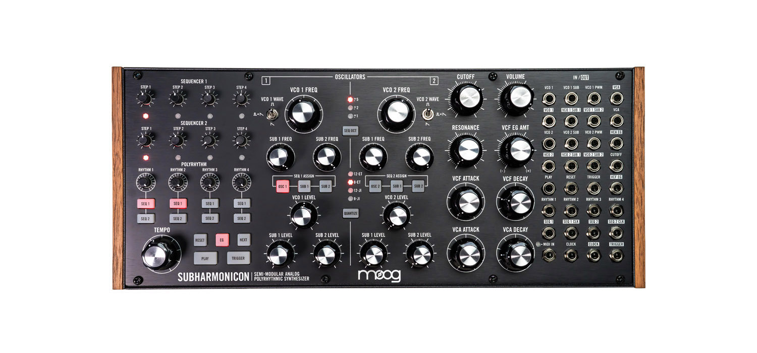 Moog Subharmonicon synth hardware sintetizzatore analog semi modulare midiware strumenti musicali