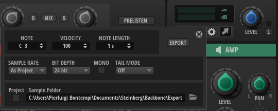 Steinberg Backbone GUI resynthesizer vst drum cubase percussive sound subacractive plug-in au music production sound design test pierluigi bontempi strumenti musicali