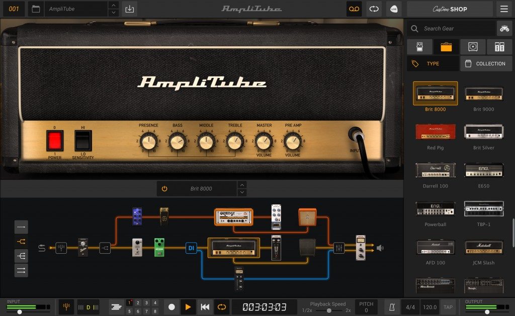 Ik Multimedia AmpliTube 5 software rig chitarra guitar software daw strumenti musicali