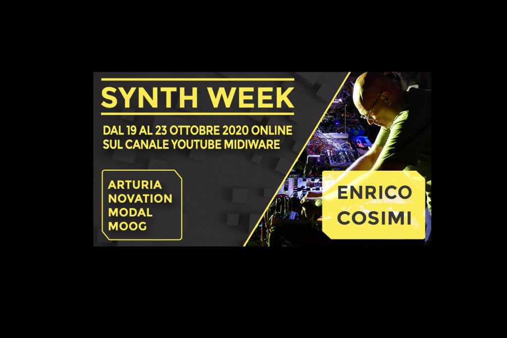 Midiware Synth Week 2020 eventi hardware software enrico cosimi strumenti musicali