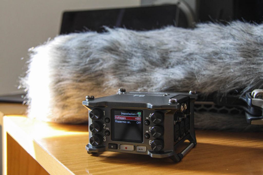 Zoom F6 mogar registratore portatile rec recorder studio audio pro live audiofader test vincenzo bellanova