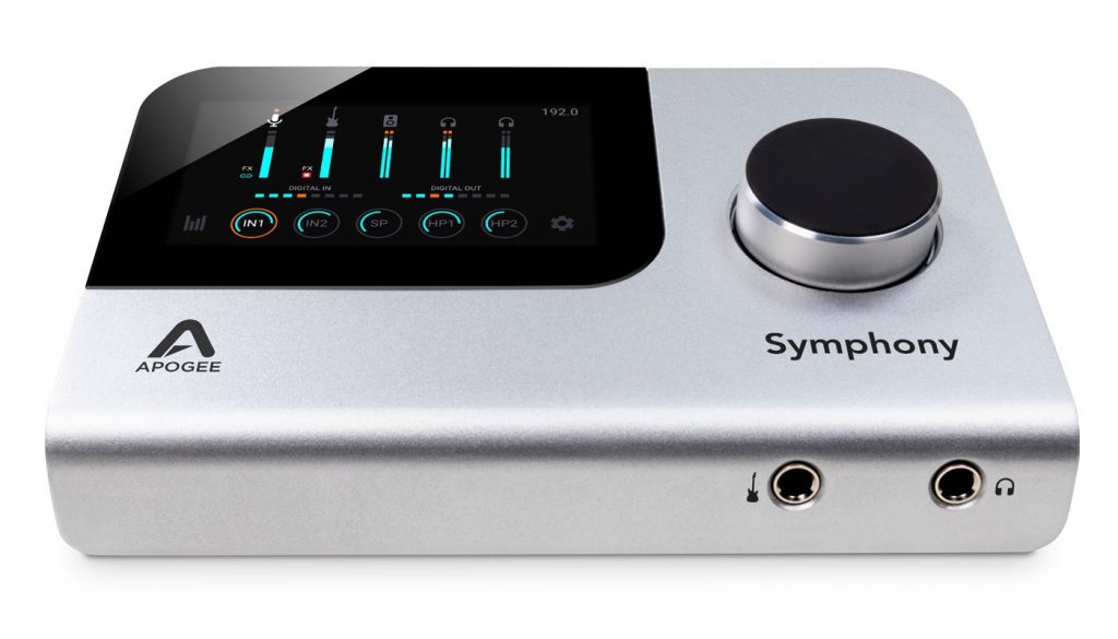 Apogee Symphony Desktop hardware interfaccia audio pro studio home project soundwave strumenti musicali