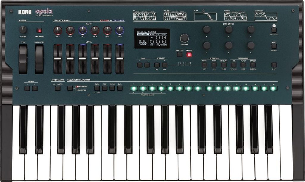 Korg opsix altered FM synth sintetizzatore hardware algam eko strumenti musicali