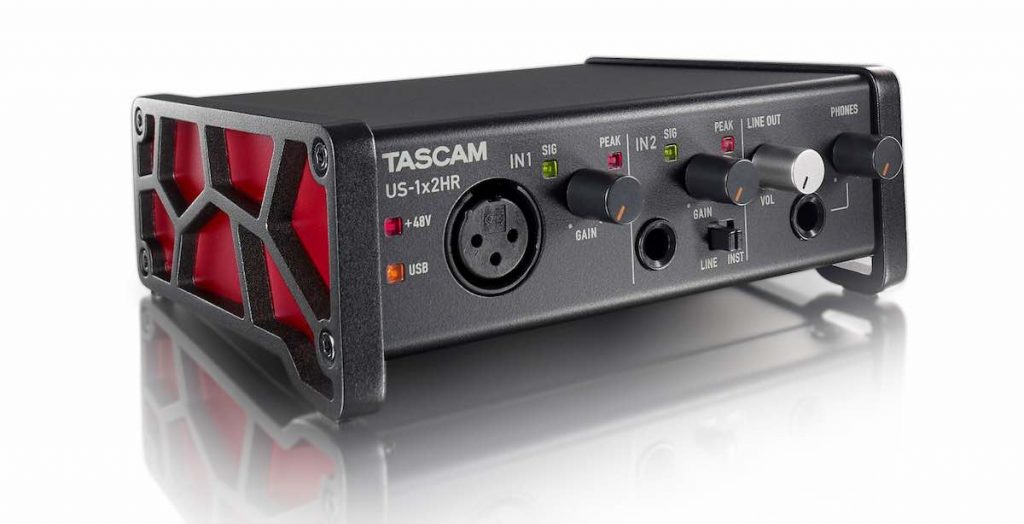 Tascam US serie US-1x2HR interfaccia audio rec aeb home studio strumenti musicali