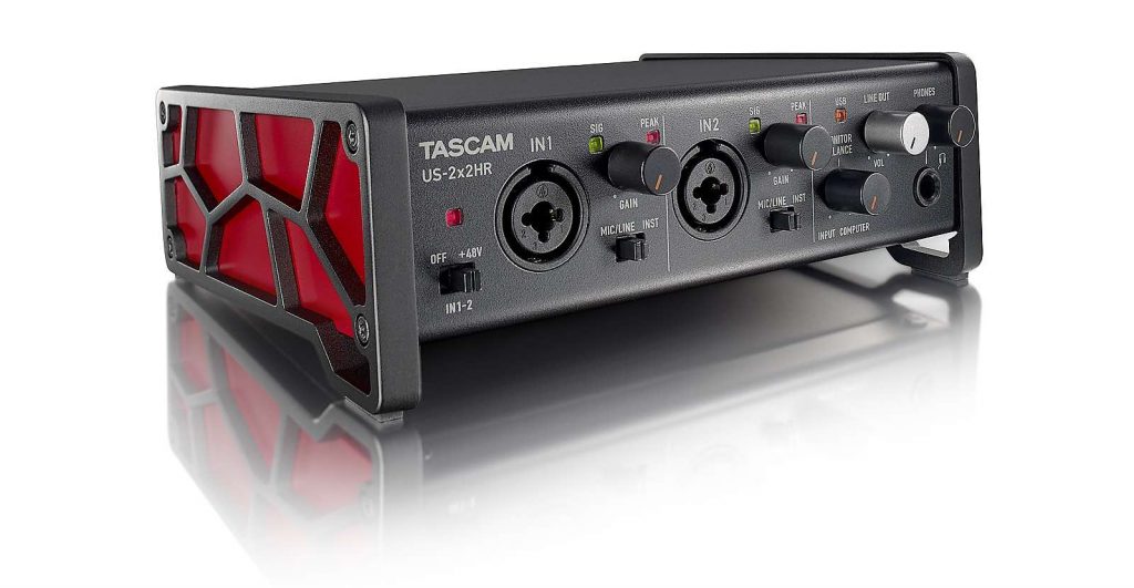 Tascam US serie US-2x2HR interfaccia audio rec aeb home studio strumenti musicali