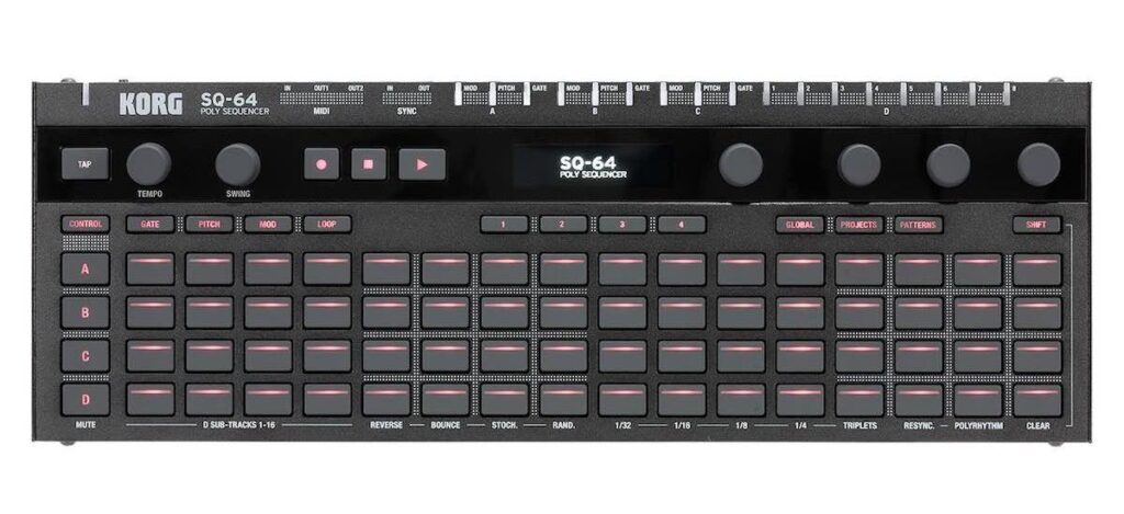 Korg SQ-64 sequencer producer hardware controller prezzo algam eko strumenti musicali