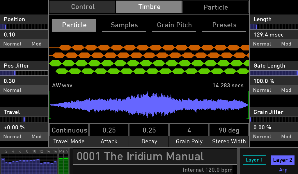 Waldorf Iridium synth test luca pilla sintetizzatore hardware digital soundwave particle