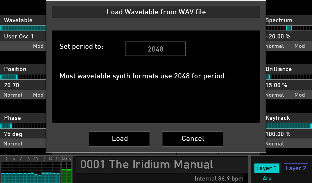 Waldorf Iridium synth test luca pilla sintetizzatore hardware digital soundwave import