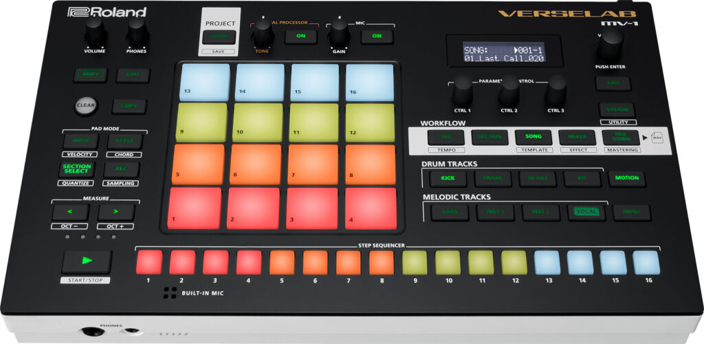 Roland Verselab MV-1 hardware music producer strumenti musicali prezzo