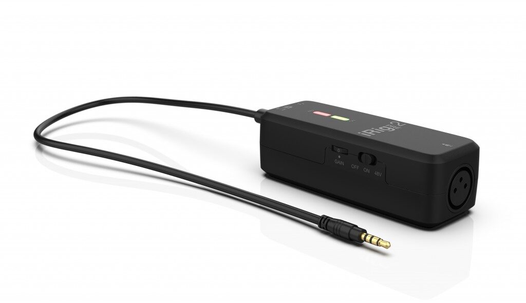 Ik Multimedia iRig Pre 2 interfaccia audio mobile hardware recording mogar sturmenti musicali dslr prezzo